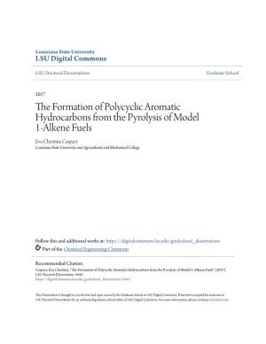The Formation of Polycyclic Aromatic Hydrocarbons from the Pyrolysis of Model 1-Alkene Fuels