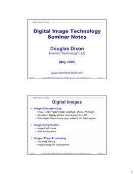 Digital Image Technology