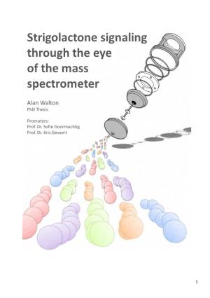 Strigolactone Signaling Through the Eye of the Mass Spectrometer