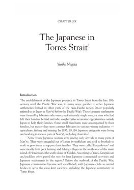 The Japanese in Torres Strait1