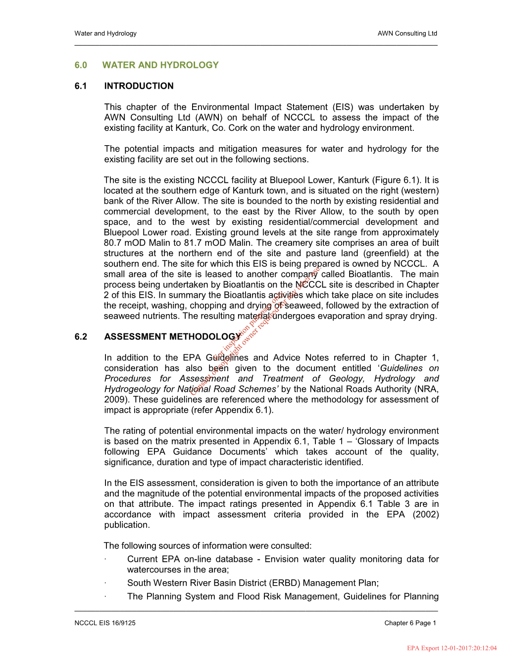 4 Flood Risk Assessment