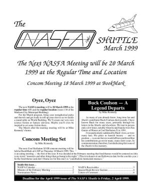 SHUTTLE March 1999
