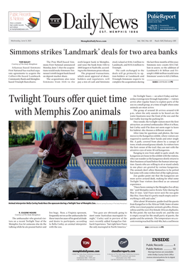Twilight Tours Offer Quiet Time with Memphis Zoo Animals
