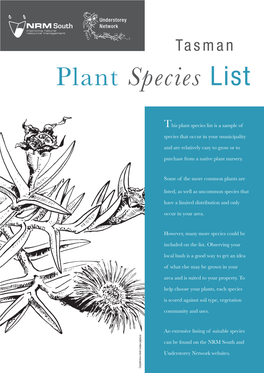 Native Plant Species List