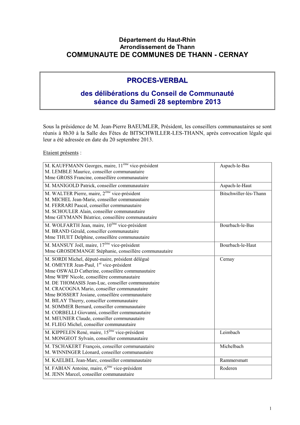 PV Conseil 28 Septembre 2013