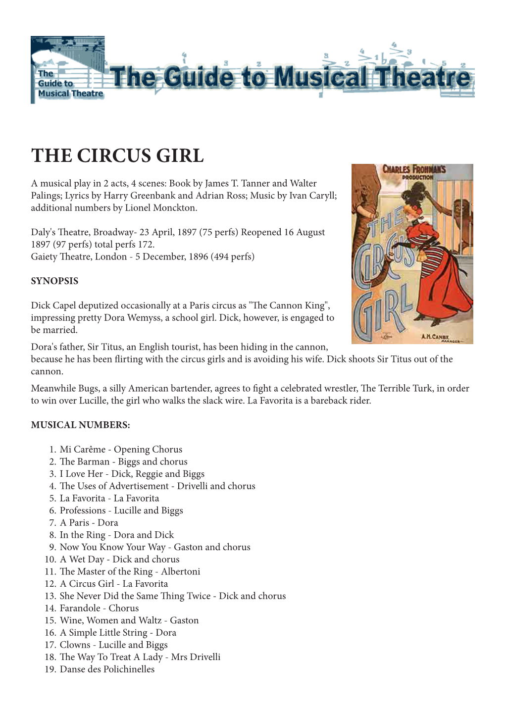 The Circus Girl