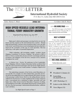 IHS Newsletter 1997