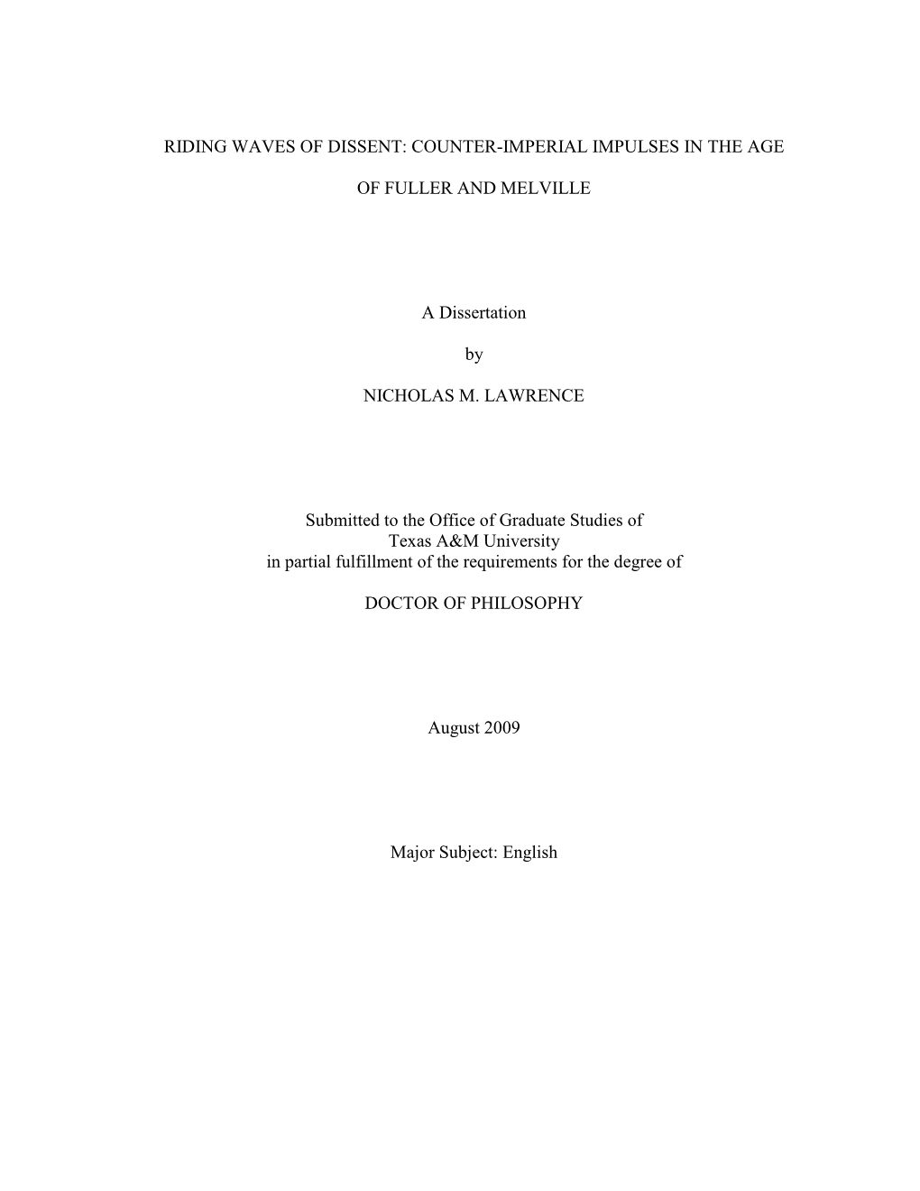 LAWRENCE-DISSERTATION.Pdf (1.207Mb)