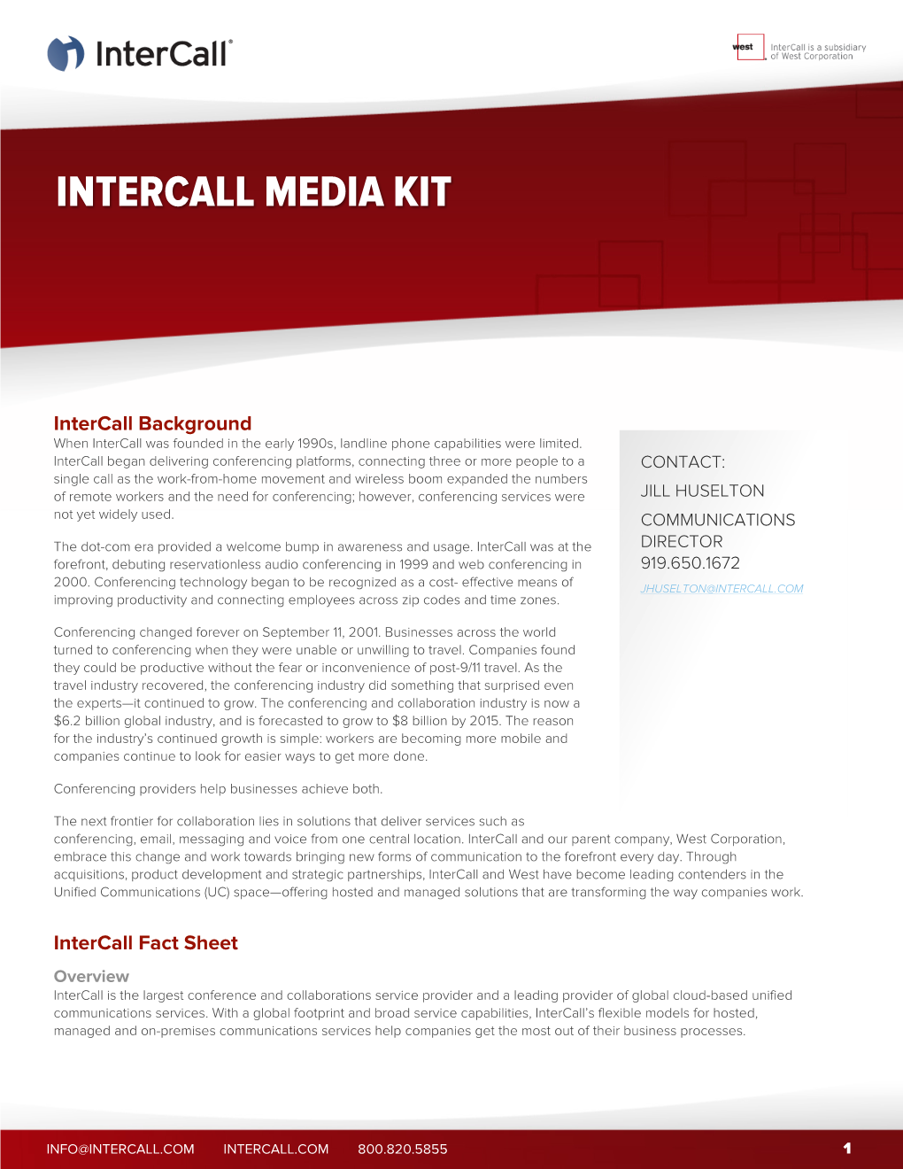 Intercall Media Kit