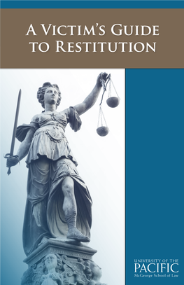 A Victim's Guide to Restitution