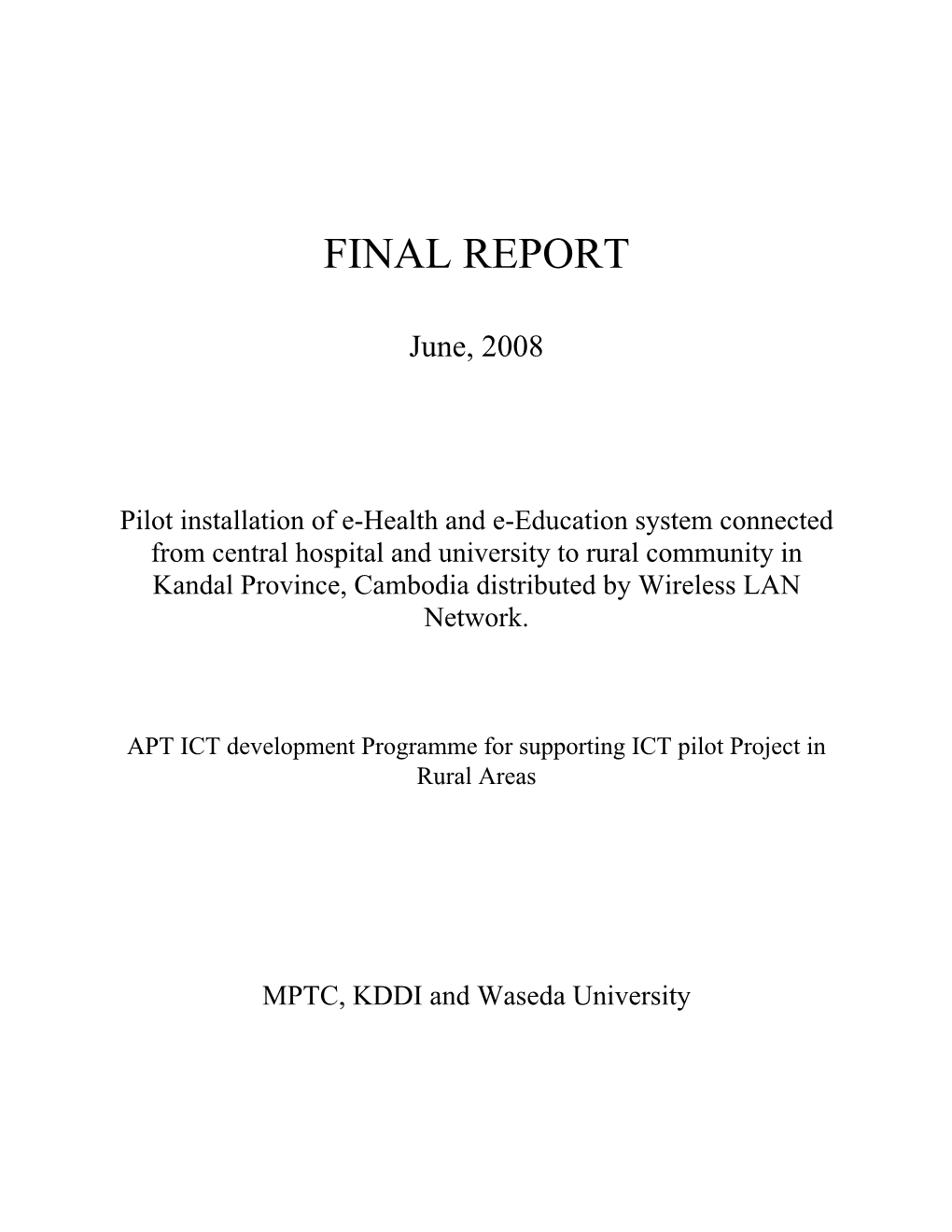 Final Report