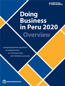 Doing Business in Peru 2020 Overview