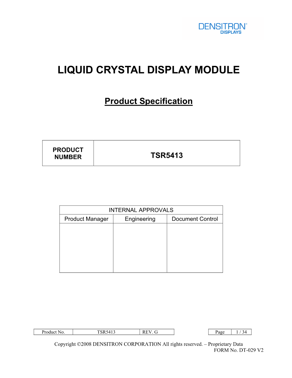 Liquid Crystal Display Module