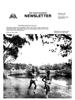 Victorian Marathon Club Newsletter