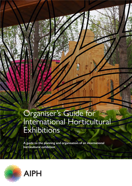 Organiser's Guide for International Horticultural Exhibitions