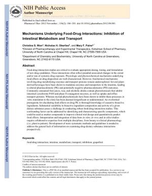 NIH Public Access Author Manuscript Pharmacol Ther