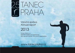 Ponec Divadlo Pro Tanec Otevírá 13. Sezónu 2013/2014