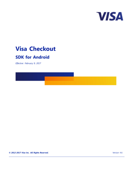 Visa Checkout SDK for Android