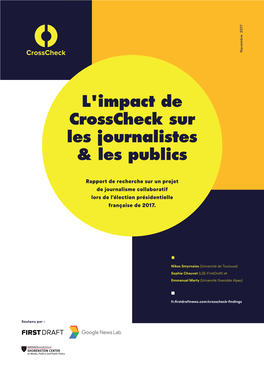 L'impact De Crosscheck Sur Les Journalistes & Les Publics