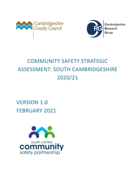 Community Safety Strategic Assessment: South Cambridgeshire 2020/21