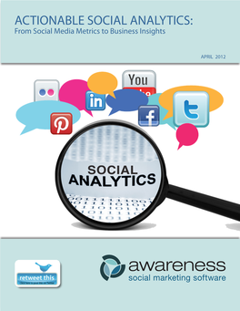 Actionable Social Analytics (PDF)