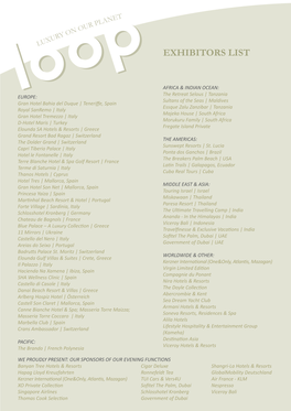 Exhibitors List