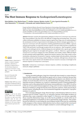 The Host Immune Response to Scedosporium/Lomentospora