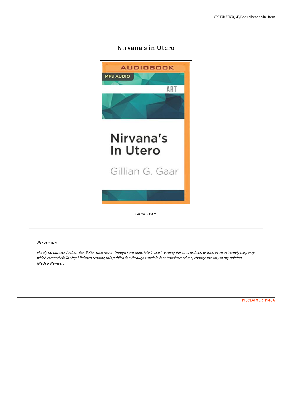 Nirvana S in Utero > UAH5ZKUE2WGH