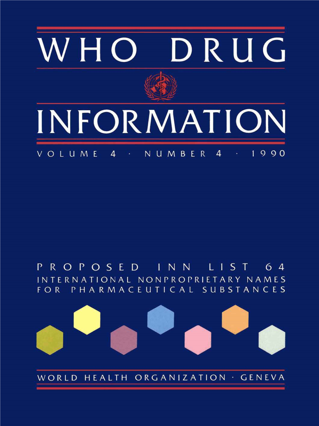 WHO Drug Information Vol. 04, No. 4, 1990