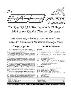 NASFA 'Shuttle'