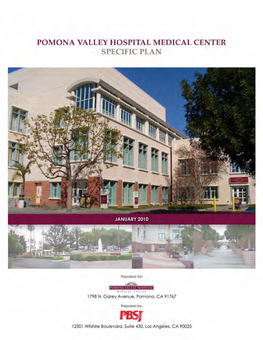 Pomona Valley Hospital Medical Center Specific Plan