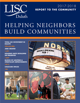 Helping Neighbors Build Communities