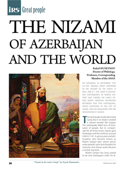 The Nizami of Azerbaijan and the World