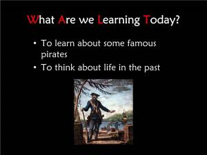What Are We Learning Today?