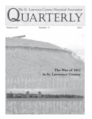 The War of 1812 in St. Lawrence County the St