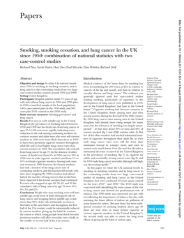 Papers BMJ: First Published As 10.1136/Bmj.321.7257.323 on 5 August 2000