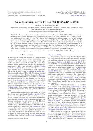 X-Ray Properties of the Pulsar Psr J0205+6449 in 3C 58