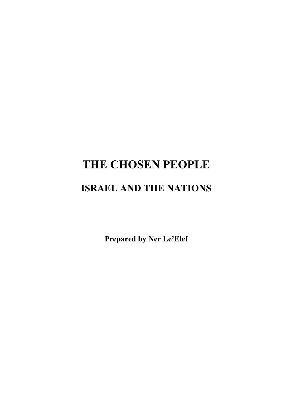 The Chosen People