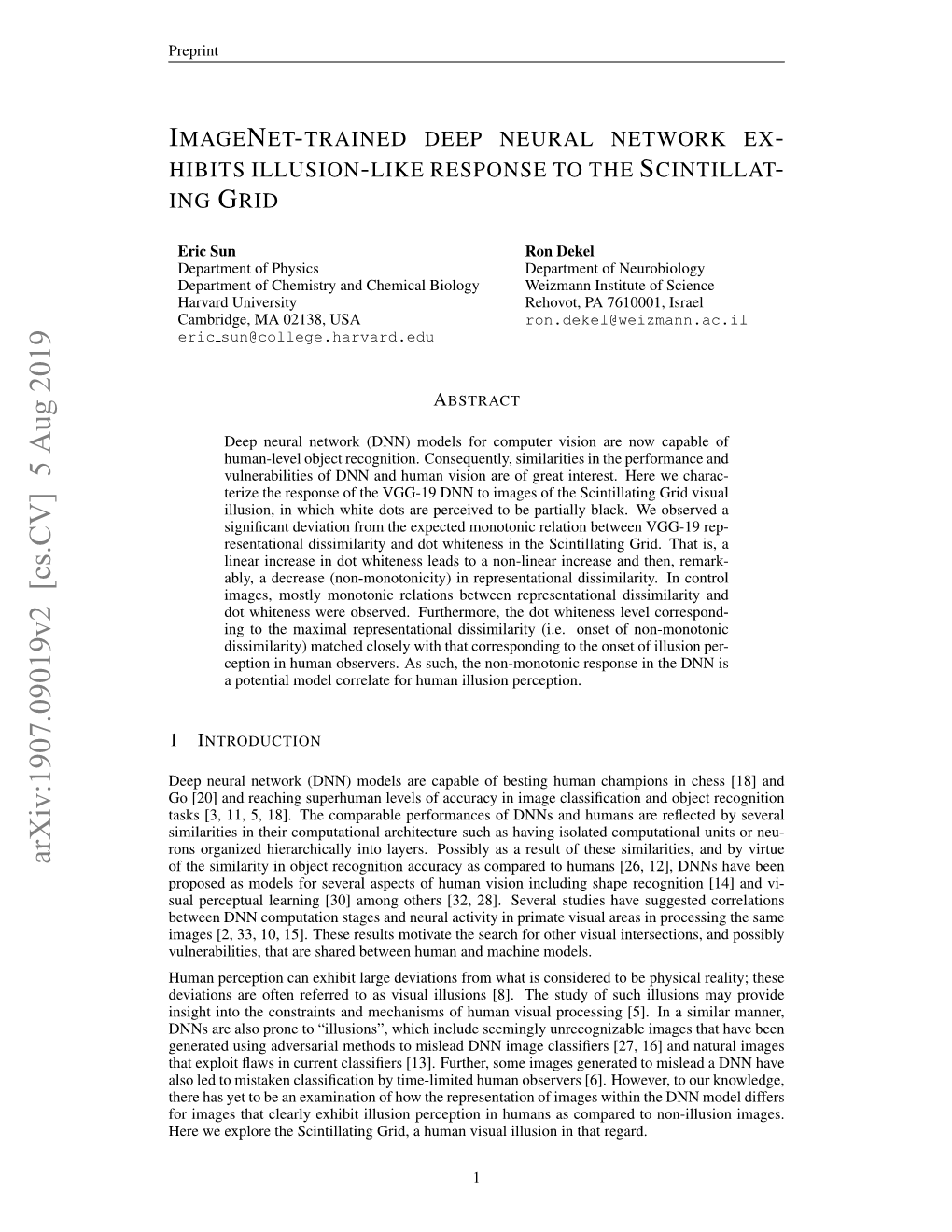 Arxiv:1907.09019V2 [Cs.CV] 5 Aug 2019