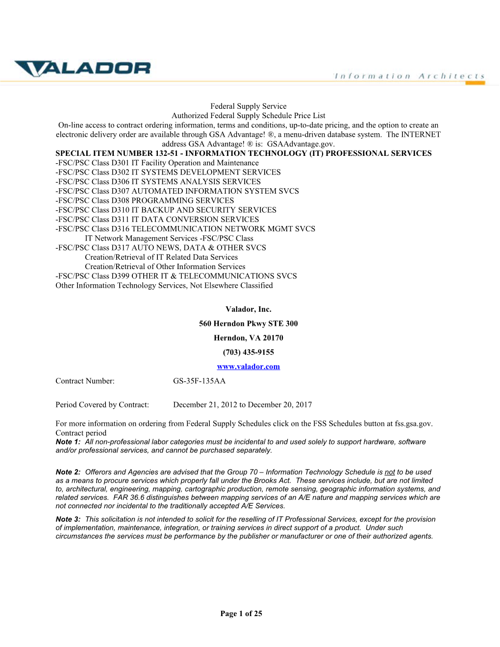 Authorized Federal Supply Schedule Price List s3