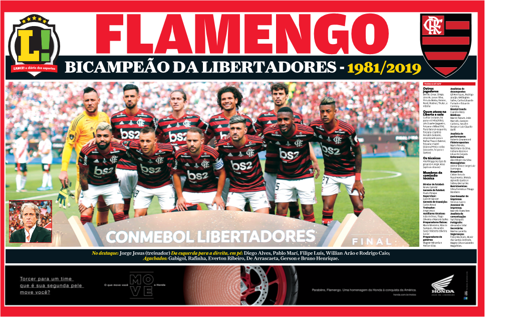 Bicampeão Da Libertadores - 1981/2019