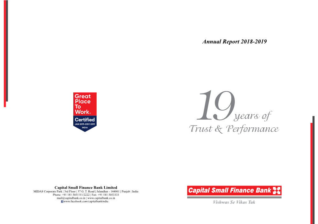 Annual Report 2018-2019