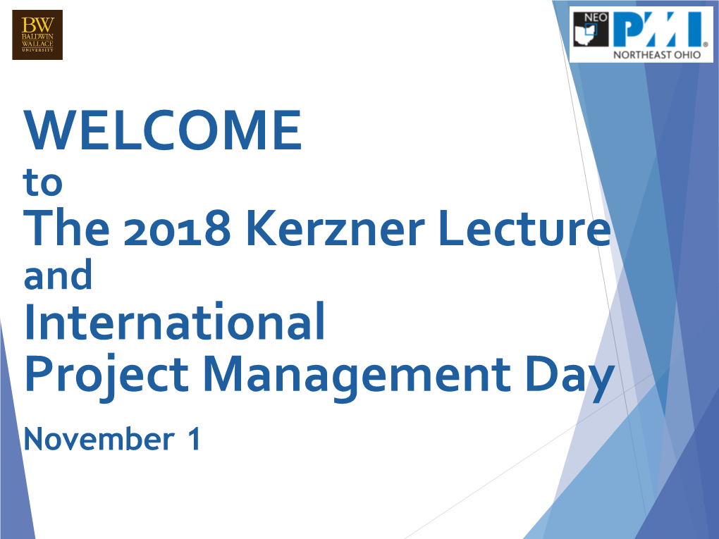 Kerzner Lecture 2018