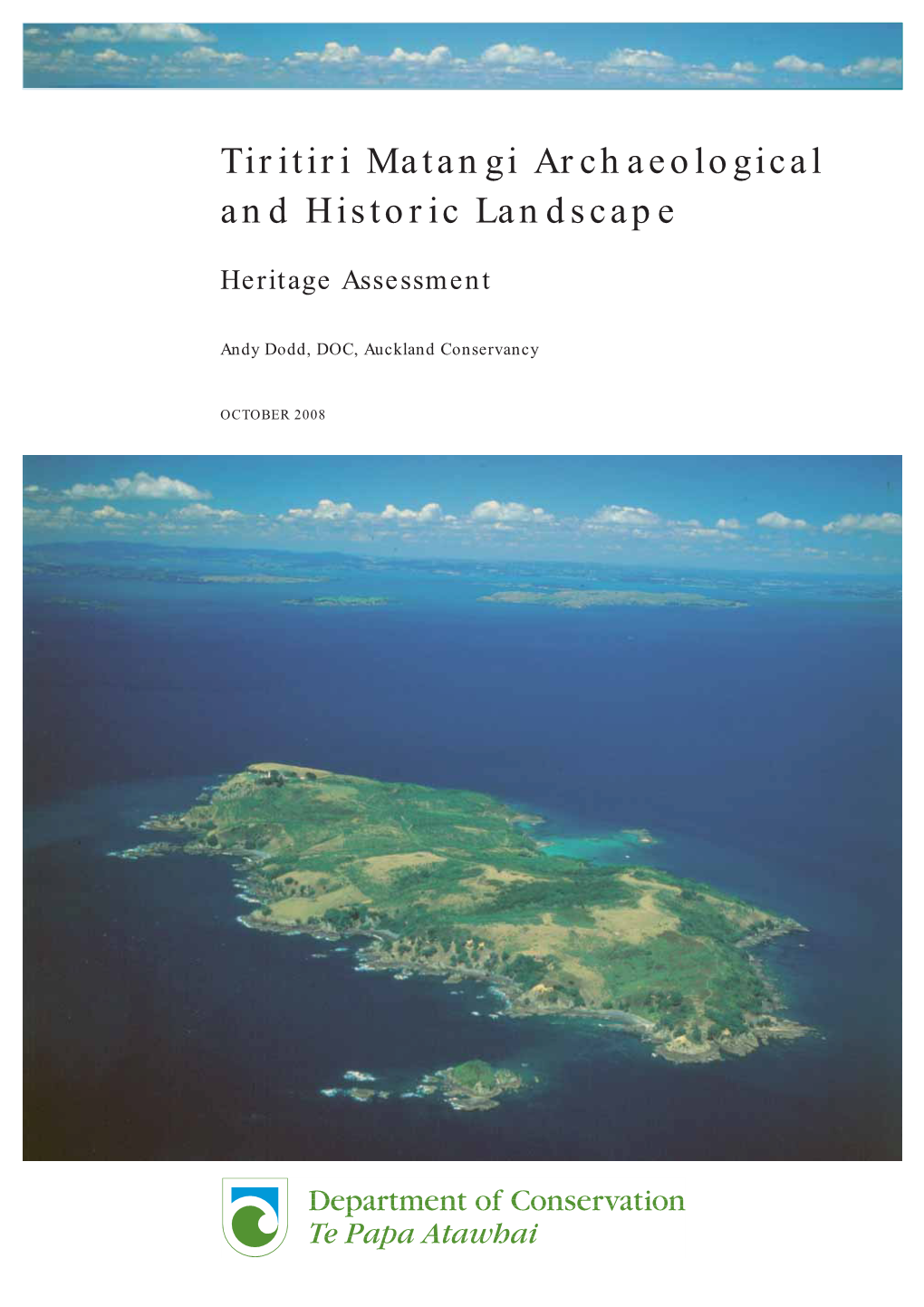 Tiritiri Matangi Archaeological and Historic Landscape