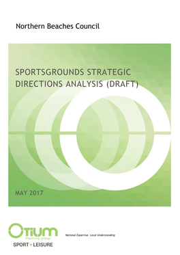 Sportsgrounds Strategic Directions Analysis (Draft)