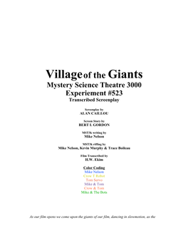 Villageof the Giants