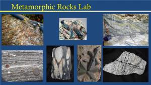 Metamorphic Rocks (Lab )