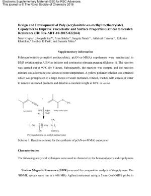 Acrylonitrile-Co-Methyl Methacrylate