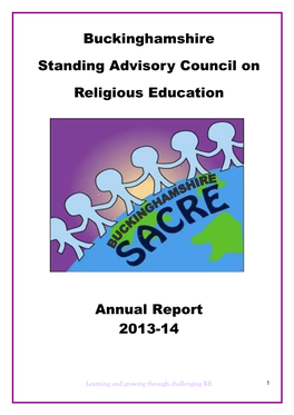 Buckinghamshire Standing Advisory Council on Religious Education