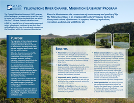Yellowstone River Channel Migration Easement Program